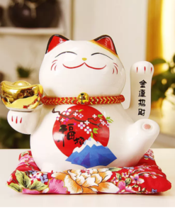 Mèo Thần Tài Chiêu Phúc Nguyên Bảo 16cm
