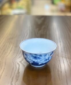 Bát Cơm Cúng/Bát Thờ Hoa Sen Men Lam Bát Tràng