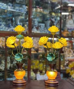 Đèn Thờ 5 Bông Lưu Ly Hoa Sen Vĩnh An
