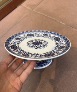 Mâm Bồng Gấm Sen Xanh