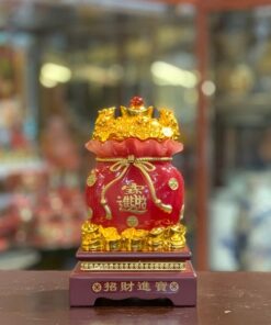 Túi Tiền Vàng Màu Đỏ Chiêu Tài