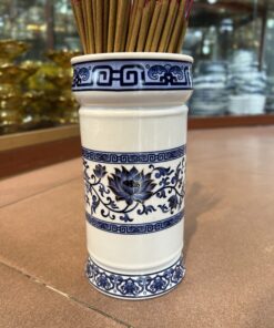 Ống Hương Sen Gấm Xanh