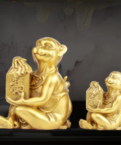 Khỉ Ôm Túi Tiền Chữ Phúc