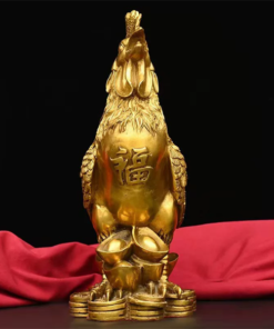Tượng Gà Trống Chữ Phúc