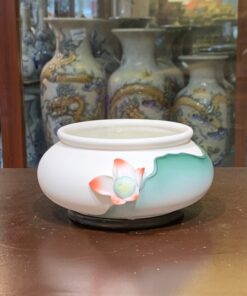 Bát Hương Hoa Sen Sứ Đức Hóa
