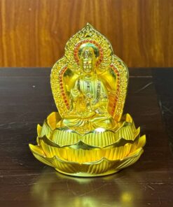 Tượng Phật Quan Âm Bồ Tát Tọa Sen Để ÔTô