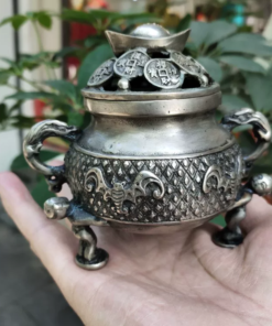 Đốt Trầm Đồng Thỏi Tiền Vàng