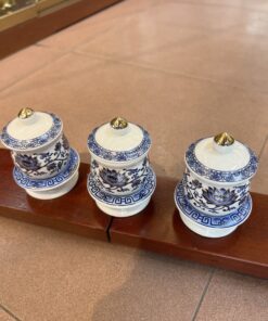 Chóe Thờ Sen Gấm Xanh
